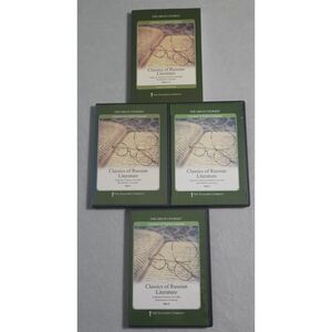The Great Courses Classics of‎ Russian Literature Parts 1-3 DVD Set w/Guidebook